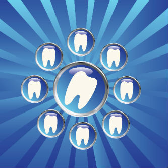 blue teeth whitening humble logo